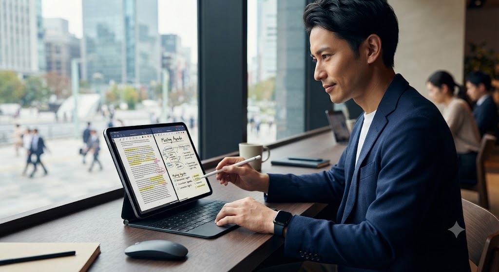 【iPad活用術】ただの動画機で終わらせない！大人のための「最強の仕事道具」化計画