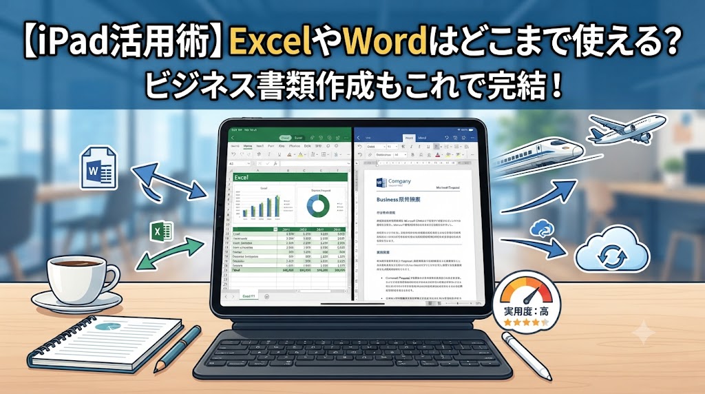 【iPad活用術】ExcelやWordはどこまで使える？ビジネス書類作成の実践ガイド